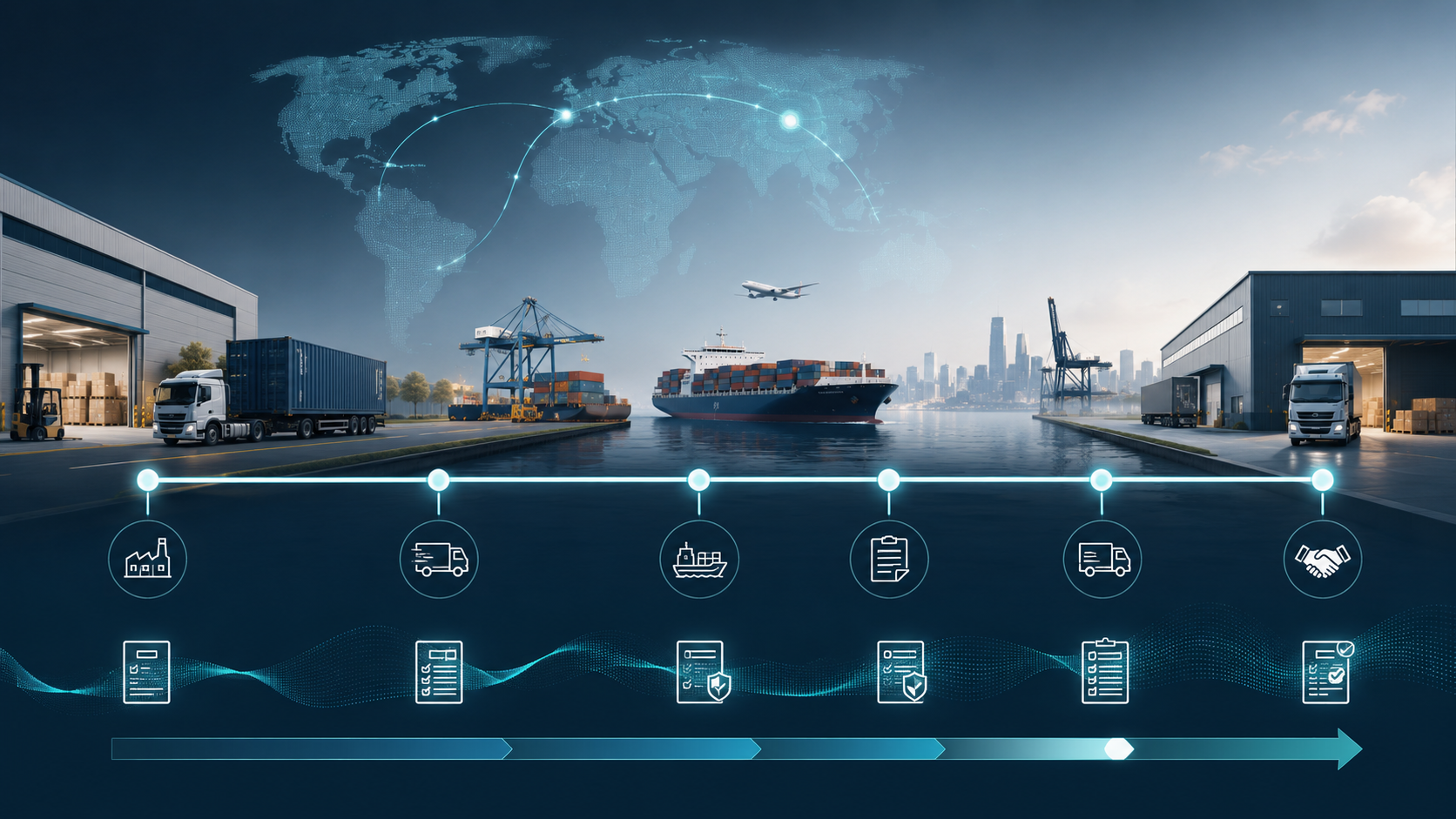 İhracatta teslim şekilleri, Incoterms sorumluluk noktaları ve uluslararası lojistik akışı